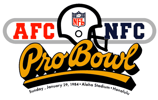 Pro Bowl 1984 Primary Logo DIY iron on transfer (heat transfer)
